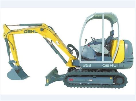 gehl 353 mini excavator|gehl parts manuals.